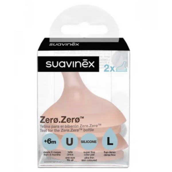 Suavinex Zero.Zero Silicone Teat Colic L X2