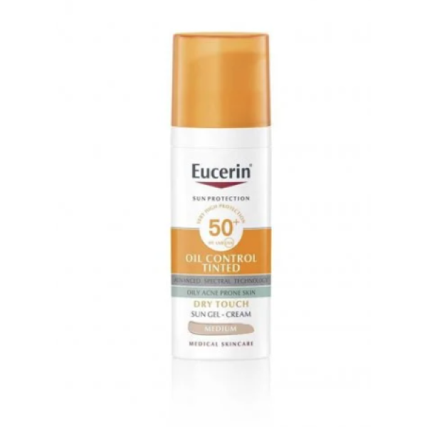 Eucerin Sun Protection Oil Control Tinted SPF50+ 50ml Medium