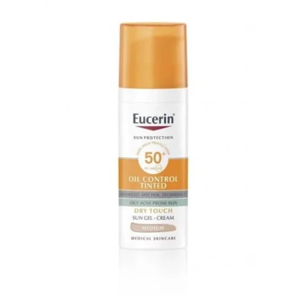 Eucerin Sun Protection Oil Control Gel-Cream Medium Tone SPF 50+ 50ml