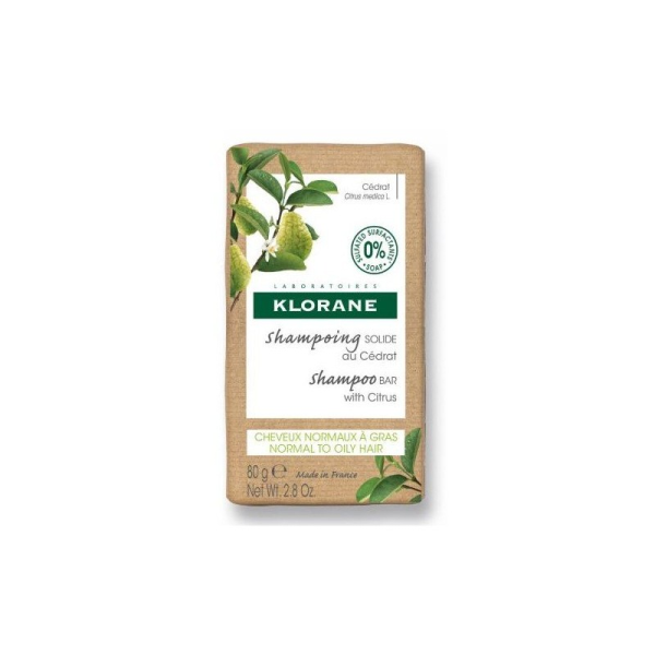 Klorane Solid Shampoo with Cider 80G
