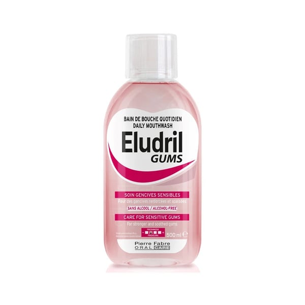 Eludril Gums - Daily Mouthwash for Sensitive Gums 500ml