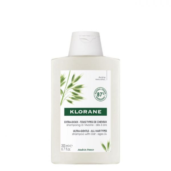 Klorane Ultra Gentle Daily Oatmeal Shampoo 200ml