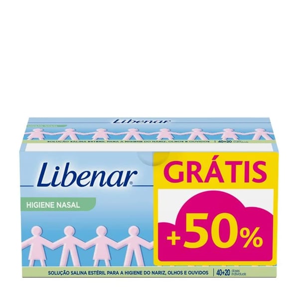Libenar Individual Doses of Saline Solution x60 x5ml - 50% Discount