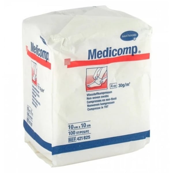 Medicomp Compresses 10x10 cm x100