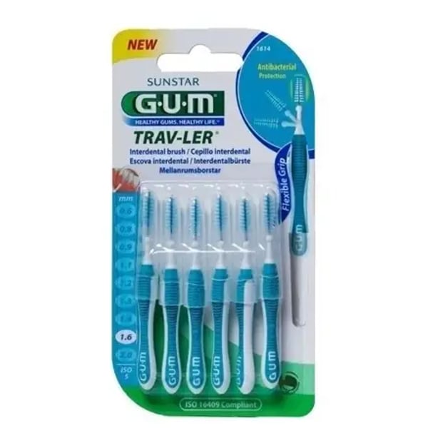 Gum TRAV-LER Brush 1614 X6