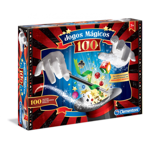 Clementoni 67166 100 Magic Games