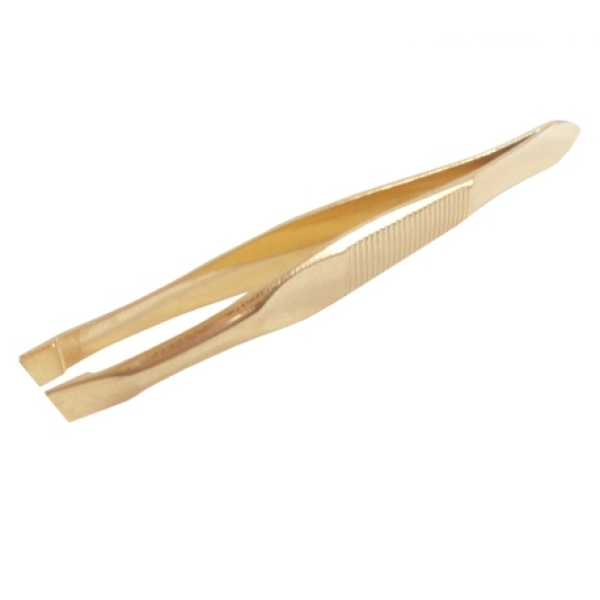 Cutilfar Oblique Golden Tweezers