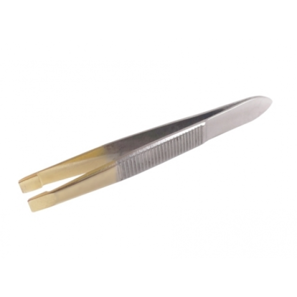 Cutilfar Right Golden Tip Tweezers