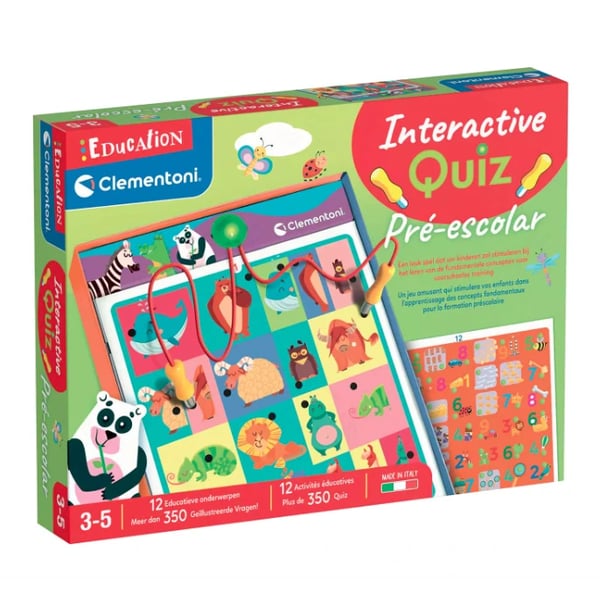 Clementoni 67337 Interactive Preschool Quiz