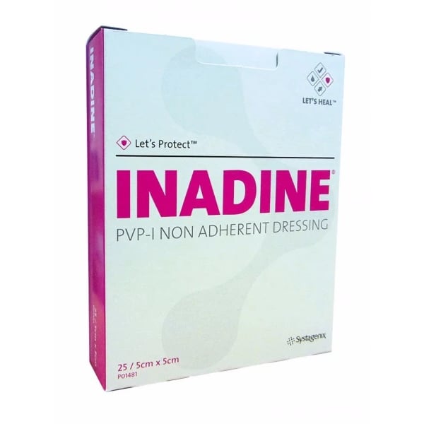 Inadine Compresses 9.5x9.5cmx25