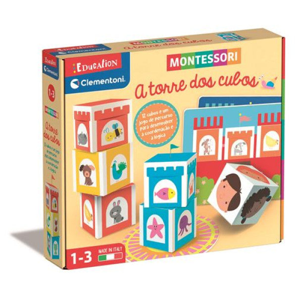 Clementoni 67405 Montessori The Tower of Cubes