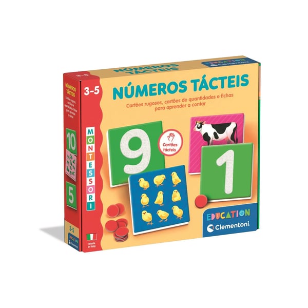 Clementoni Montessori - Tactile Numbers