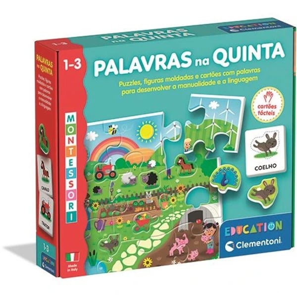 Clementoni Montessori - Words on the Farm