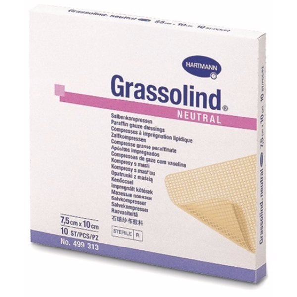 Grassolind Compress 7.5x10 cm x10