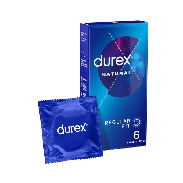 Durex Natural Plus Condoms x6