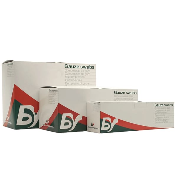 Sterile Gauze Compresses 5 x 5 x 12