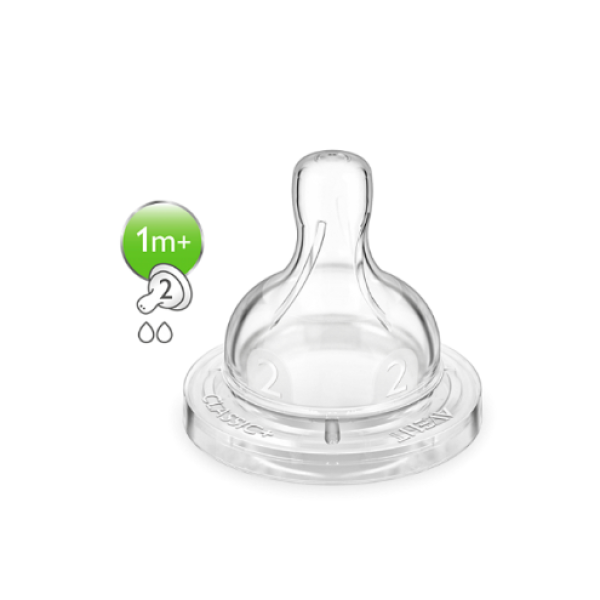 Philips Avent Teat Classic Flow 2 1m+ x2