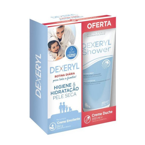 Dexeryl Emollient Cream 250G with 200ml Shower Cream Offer