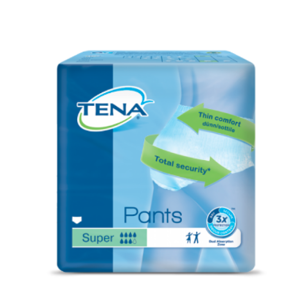 Tena Pants Underwear Super L 100 135cm x12