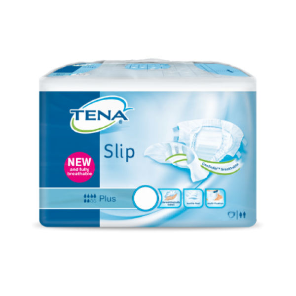 Tena Slip Plus Medium Incontinence Diapers x30