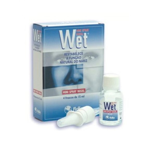 Wet Mini Nasal Spray 4X 15ml
