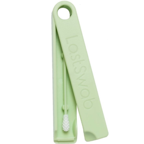 Lastswab Basic Cotton Reusable Ear Box Green