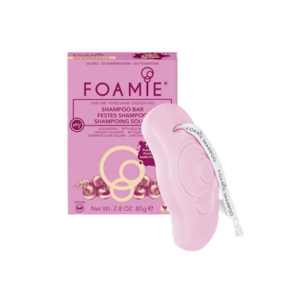 Foamie Açaí Berries Solid Shampoo for Fine Hair 80g