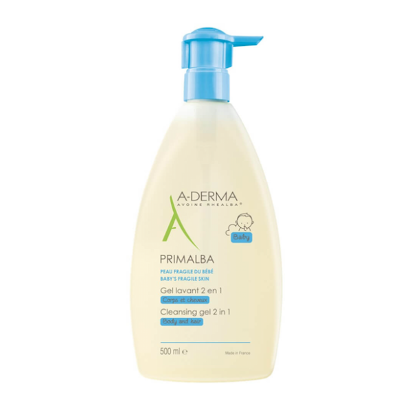 A-Derma Primalba Body and Hair Gel 500ml