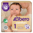 Libero Comfort 1 Diapers (2-5kg) X24