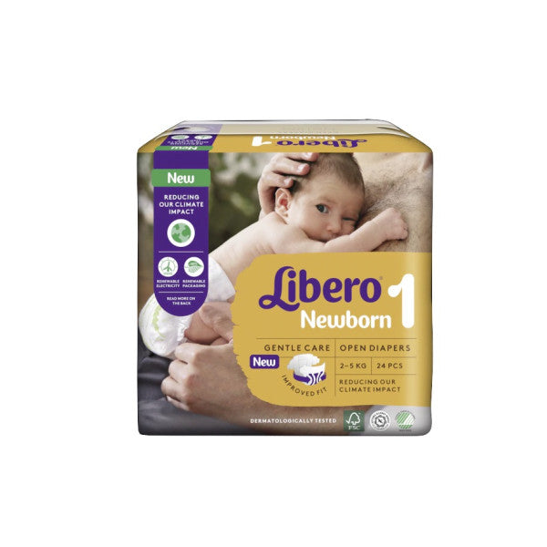 Libero Newborn Diapers 1 (2-5Kg) X24