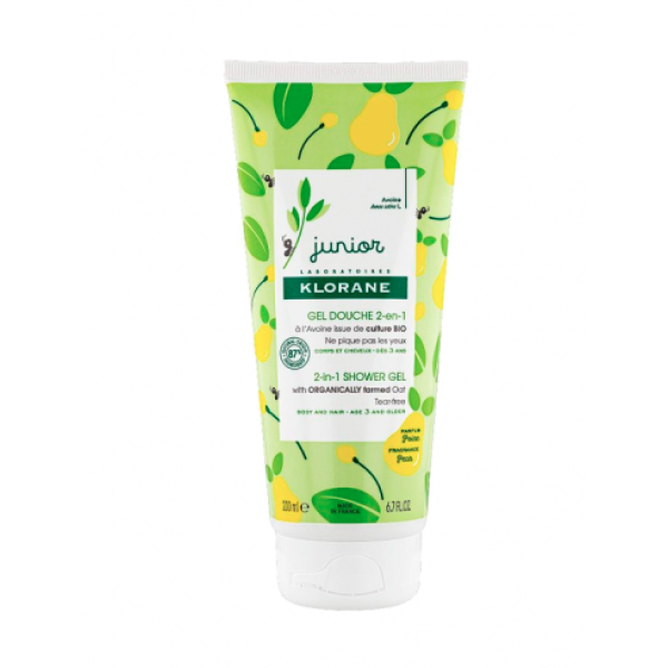 Klorane Petit Junior Body Gel Hair Pear 200ml