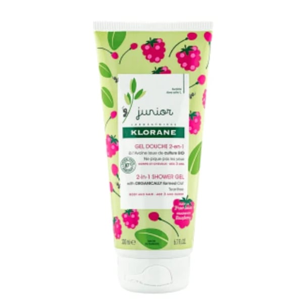 Klorane Petit Junior 2 in 1 Raspberry Shower Gel 200ml
