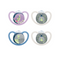 Nuk Space Night Silicone Pacifiers T1 x2