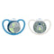 Nuk Space Night Silicone Pacifiers T2 x2
