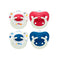 Nuk Signature Night Silicone Pacifiers T2 x2