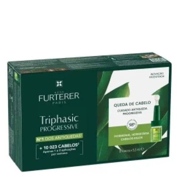Rene Furterer Triphasic Progressive - Progressive Anti-Hair Loss Care x8