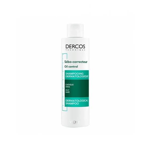 Dercos Sebo-Control Shampoo Treatment for Oily Hair and Scalp 200ml