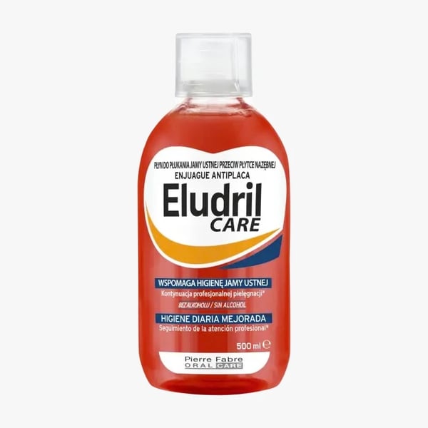 Eludril Care - Antiplaque Mouthwash 500ml