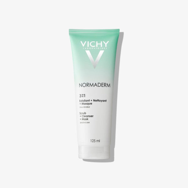 Vichy Normaderm 3 in 1 Exfoliating Gel 125ml