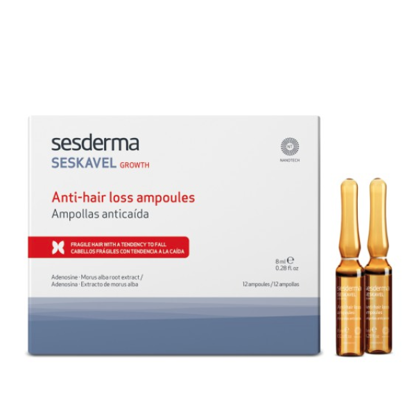 Sesderma Seskavel Anti-Hair Loss Ampoules 8ml x12