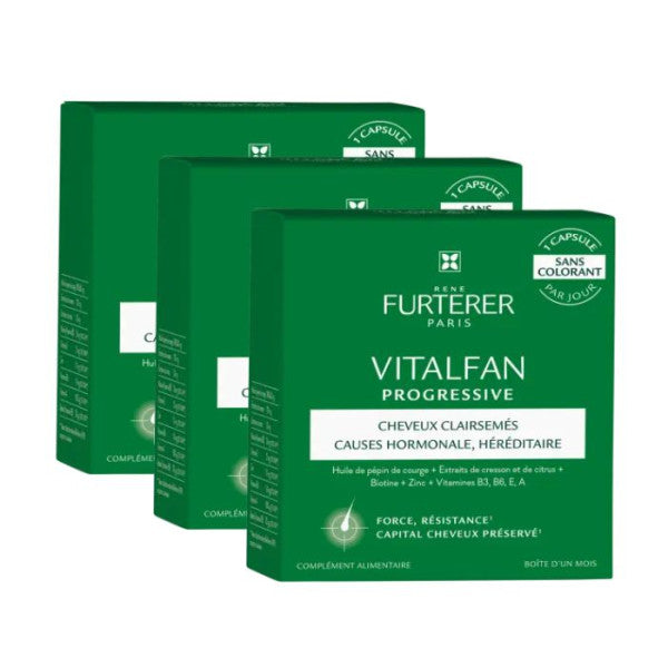 Rene Furterer Vitalfan Progressive - Food Supplement x3