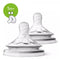 Philips Avent Natural Silicone Teat 2 Holes x2