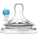 Philips Avent Natural Silicone Teat 3 Holes x2