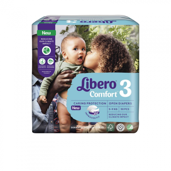 Libero Comfort 3 Diapers (5-9Kg) x30