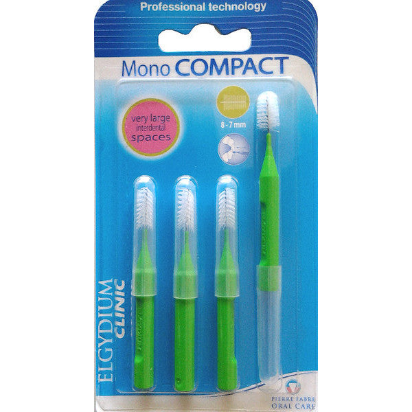 Elgydium Mono Compact Brushes Green