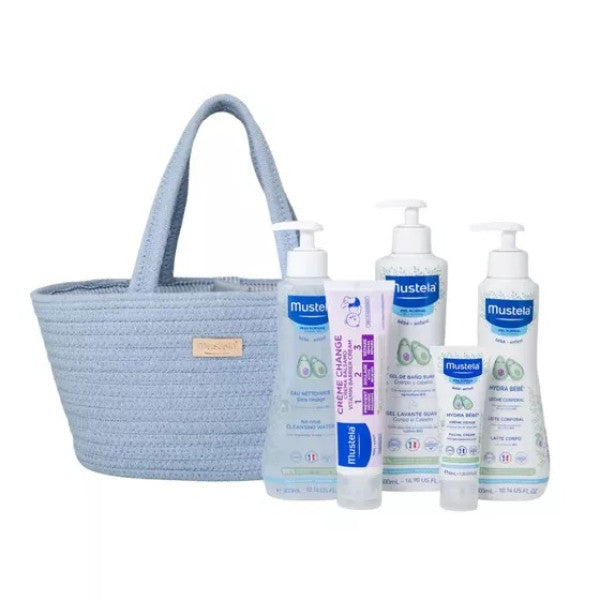 Mustela Baby Essentials Basket Blue