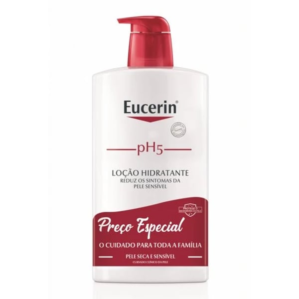 Eucerin pH5 Moisturizing Lotion for Dry and Sensitive Skin 1L with Special Price