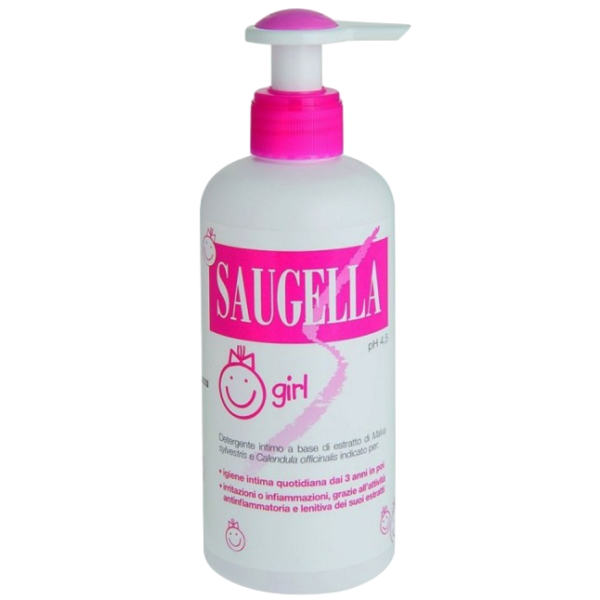 Saugella Girl Gel with Dispenser 250ml