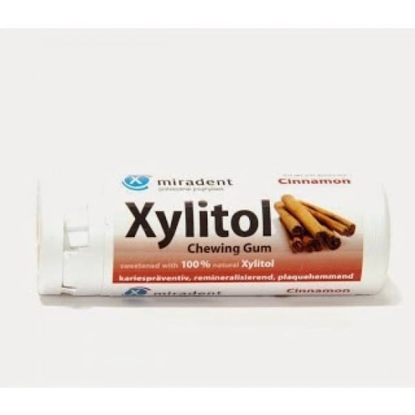 Miradent Xylitol Kids Cinnamon Chewing Gum x30