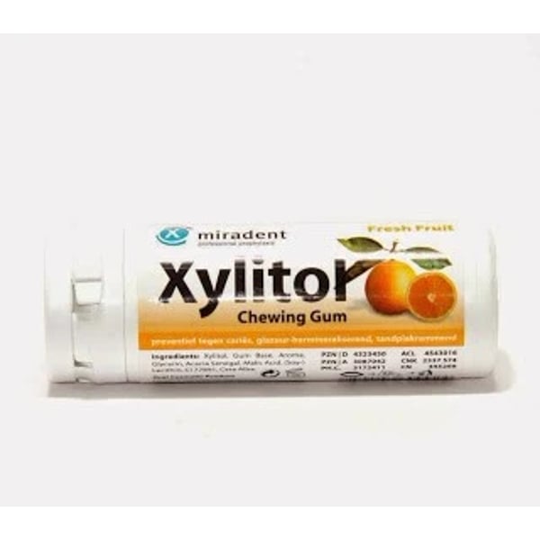 Miradent Xylitol Kids Fruit Chewing Gum x30